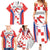 Custom Croatia Checkerboard Family Matching Summer Maxi Dress and Hawaiian Shirt Simple Style