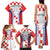 Custom Croatia Checkerboard Family Matching Tank Maxi Dress and Hawaiian Shirt Simple Style