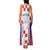 Custom Croatia Checkerboard Family Matching Tank Maxi Dress and Hawaiian Shirt Simple Style