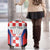 Custom Croatia Checkerboard Luggage Cover Simple Style - Wonder Print Shop