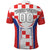 Custom Croatia Checkerboard Polo Shirt Simple Style