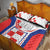 Custom Croatia Checkerboard Quilt Bed Set Simple Style