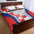 Custom Croatia Checkerboard Quilt Bed Set Simple Style