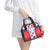 Custom Croatia Checkerboard Shoulder Handbag Simple Style