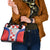 Custom Croatia Checkerboard Shoulder Handbag Simple Style