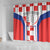 Custom Croatia Checkerboard Shower Curtain Simple Style