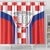 Custom Croatia Checkerboard Shower Curtain Simple Style