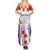 Custom Croatia Checkerboard Summer Maxi Dress Simple Style