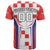 Custom Croatia Checkerboard T Shirt Simple Style - Wonder Print Shop