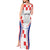 Custom Croatia Checkerboard Tank Maxi Dress Simple Style