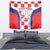 Custom Croatia Checkerboard Tapestry Simple Style - Wonder Print Shop