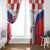 Custom Croatia Checkerboard Window Curtain Simple Style - Wonder Print Shop