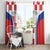 Custom Croatia Checkerboard Window Curtain Simple Style - Wonder Print Shop