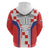 Custom Croatia Checkerboard Zip Hoodie Simple Style