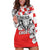 Personalized Croatia Leopard Heads Hoodie Dress With Iris - Wonder Print Shop