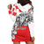 Personalized Croatia Leopard Heads Hoodie Dress With Iris - Wonder Print Shop