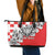 Personalized Croatia Leopard Heads Leather Tote Bag With Iris - Wonder Print Shop