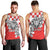 Personalized Croatia Leopard Heads Men Tank Top With Iris - Wonder Print Shop