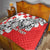 Personalized Croatia Leopard Heads Quilt With Iris