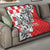 Personalized Croatia Leopard Heads Quilt With Iris