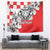 Personalized Croatia Leopard Heads Tapestry With Iris