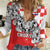 Personalized Croatia Leopard Heads Women Casual Shirt With Iris - Wonder Print Shop