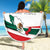 Custom Mexico Independence Day Beach Blanket El Grito De Independencia - Wonder Print Shop