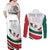 Custom Mexico Independence Day Couples Matching Off Shoulder Maxi Dress and Long Sleeve Button Shirt El Grito De Independencia