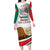 Custom Mexico Independence Day Family Matching Long Sleeve Bodycon Dress and Hawaiian Shirt El Grito De Independencia