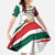 Custom Mexico Independence Day Family Matching Off The Shoulder Long Sleeve Dress and Hawaiian Shirt El Grito De Independencia