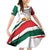 Custom Mexico Independence Day Family Matching Off Shoulder Short Dress and Hawaiian Shirt El Grito De Independencia