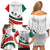 Custom Mexico Independence Day Family Matching Off Shoulder Short Dress and Hawaiian Shirt El Grito De Independencia