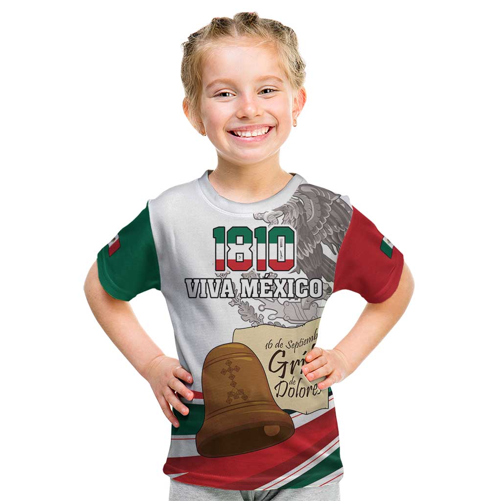 Custom Mexico Independence Day Kid T Shirt El Grito De Independencia