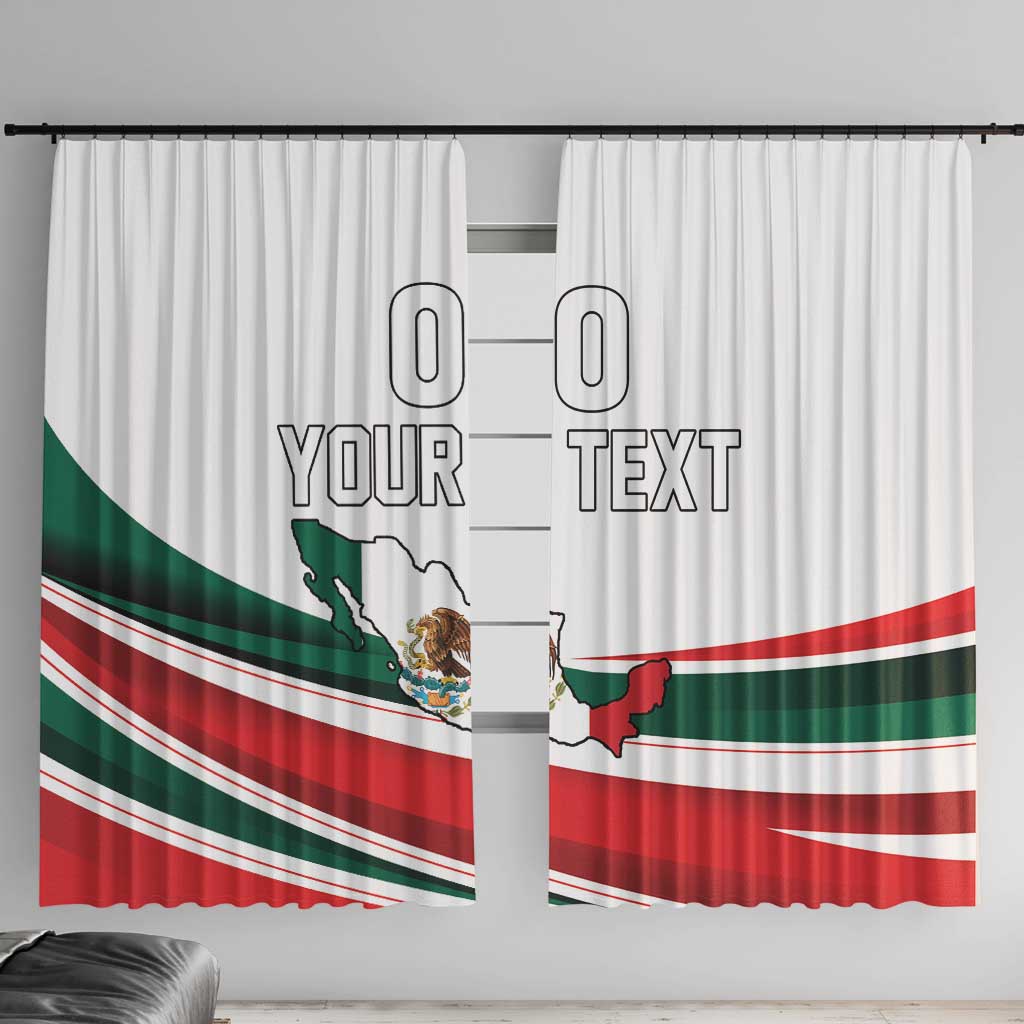 Custom Mexico Independence Day Window Curtain El Grito De Independencia - Wonder Print Shop