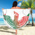 Custom Mexico Independence Day Beach Blanket Monumento A La Independencia - Wonder Print Shop