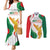 Custom Mexico Independence Day Couples Matching Mermaid Dress and Long Sleeve Button Shirt Monumento A La Independencia