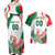 Custom Mexico Independence Day Couples Matching Off Shoulder Maxi Dress and Hawaiian Shirt Monumento A La Independencia