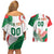 Custom Mexico Independence Day Couples Matching Off Shoulder Short Dress and Hawaiian Shirt Monumento A La Independencia