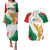 Custom Mexico Independence Day Couples Matching Puletasi and Hawaiian Shirt Monumento A La Independencia