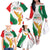 Custom Mexico Independence Day Family Matching Off The Shoulder Long Sleeve Dress and Hawaiian Shirt Monumento A La Independencia