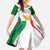 Custom Mexico Independence Day Family Matching Off Shoulder Maxi Dress and Hawaiian Shirt Monumento A La Independencia