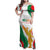 Custom Mexico Independence Day Family Matching Off Shoulder Maxi Dress and Hawaiian Shirt Monumento A La Independencia