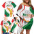 Custom Mexico Independence Day Family Matching Off Shoulder Short Dress and Hawaiian Shirt Monumento A La Independencia - Wonder Print Shop