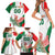 Custom Mexico Independence Day Family Matching Short Sleeve Bodycon Dress and Hawaiian Shirt Monumento A La Independencia