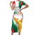 Custom Mexico Independence Day Family Matching Short Sleeve Bodycon Dress and Hawaiian Shirt Monumento A La Independencia