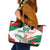 Custom Mexico Independence Day Leather Tote Bag Monumento A La Independencia