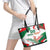 Custom Mexico Independence Day Leather Tote Bag Monumento A La Independencia