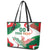 Custom Mexico Independence Day Leather Tote Bag Monumento A La Independencia