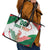 Custom Mexico Independence Day Leather Tote Bag Monumento A La Independencia