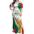 Custom Mexico Independence Day Off Shoulder Maxi Dress Monumento A La Independencia - Wonder Print Shop